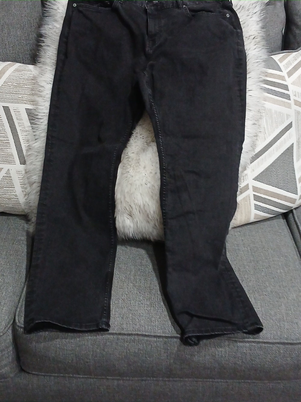 Banana Republic Black Straight-Leg Jeans